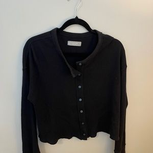 Black Everlane Organic Cotton Sweater
